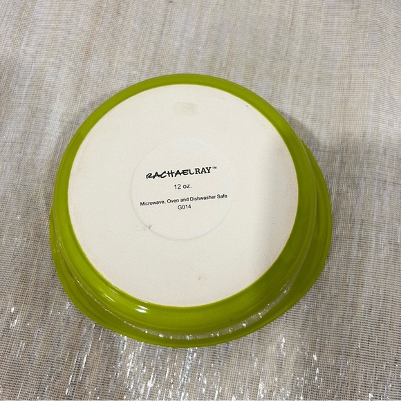 Rachel Ray Small Casserole 12 Oz. Lime Green Ceramic Serving Bowl Bakeware - Picture 6 of 6